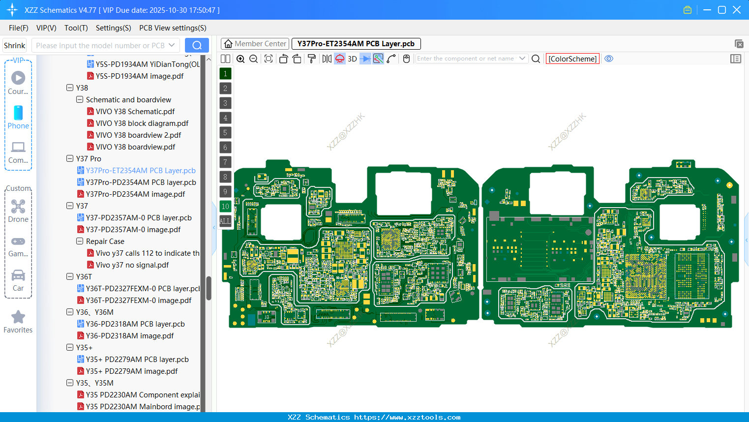 VIVO Y37Pro-ET2354AM PCB Layer